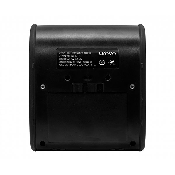 Принтер этикеток UROVO K329-B мобильный термопечать 203 dpi Bluetooth USB 2500 mAh K329-B K329-B