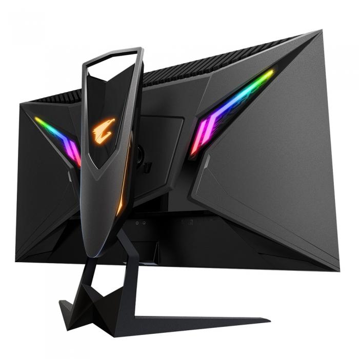 Монитор Gigabyte 27" Aorus Gaming monitor (IPS, 2560x1440, HDMI+HDMI+DP, 1ms, 178°/178°, 350 cd/m, 12M:1, 1000:1, 2xUSB3.0), RTL FI27QP-EK FI27QP-EK