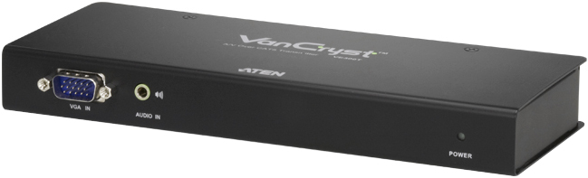 Удлинитель ATEN VGA/SVGA+AUDIO, 300 м., 1xUTP Cat5e, 2xHD-DB15+2xMINIJACK+RJ45, M/F+2xF+F, без шнуров VE300T-AT-G VE300T-AT-G
