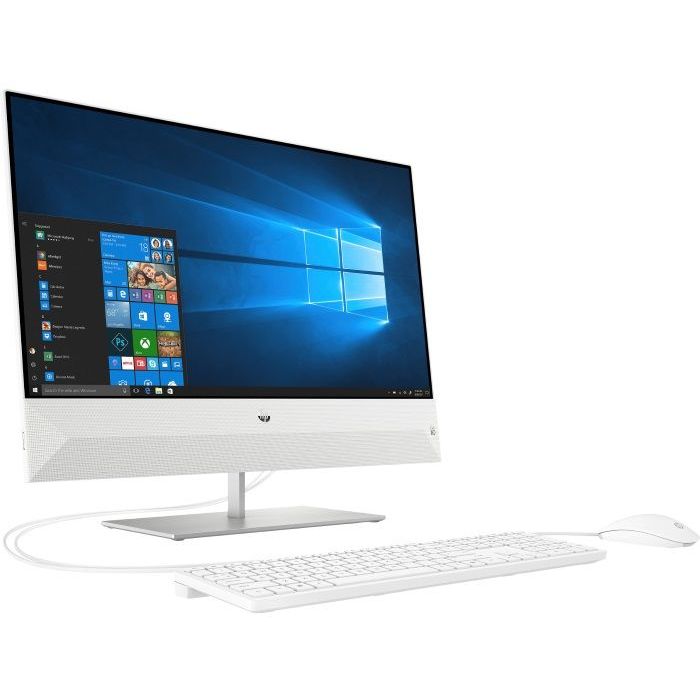 Моноблок HP Pavilion I 27-xa0010ur NT 27" (1920x1080) Core i5-8400T, 8GB DDR4 2666 (2x4GB), 1TB, Intel HD Graphics 630, no DVD, kbd&mouse wired, FHD Webcam, Snowflake White, Win10, 1Y Wty 4XE79EA 4XE79EA