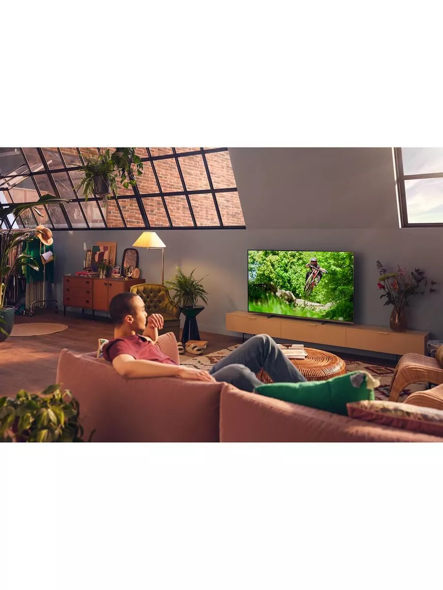 Телевизор Philips 43PUS7608/60 43",черный,4K,60Hz,WiFi 43PUS7608/60 43PUS7608/60