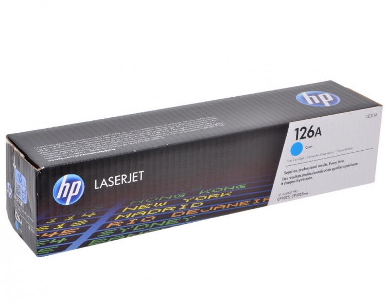 Картридж HP 126A для LaserJet CP1025, синий (1000 стр.) CE311A CE311A