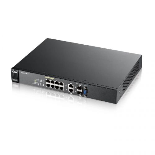 Коммутатор Zyxel гибридный L2 PoE+ NebulaFlex Pro GS2220-10HP, rack 19", 8xGE PoE+, 2xCombo (SFP/RJ-45), бюджет PoE 180 Вт, автономное/облачное управление GS2220-10HP-EU0101F GS2220-10HP-EU0101F #2