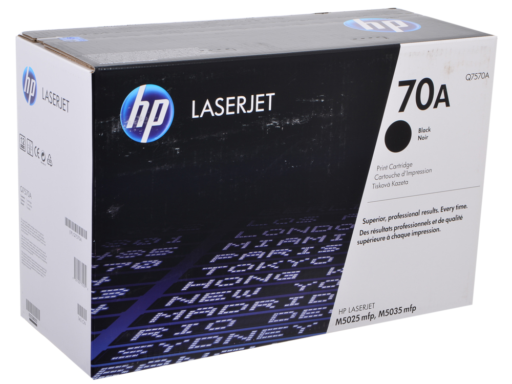 Тонер-картридж HP 70A черный для HP LJ M5025/M5035 (15000стр.) Q7570A Q7570A