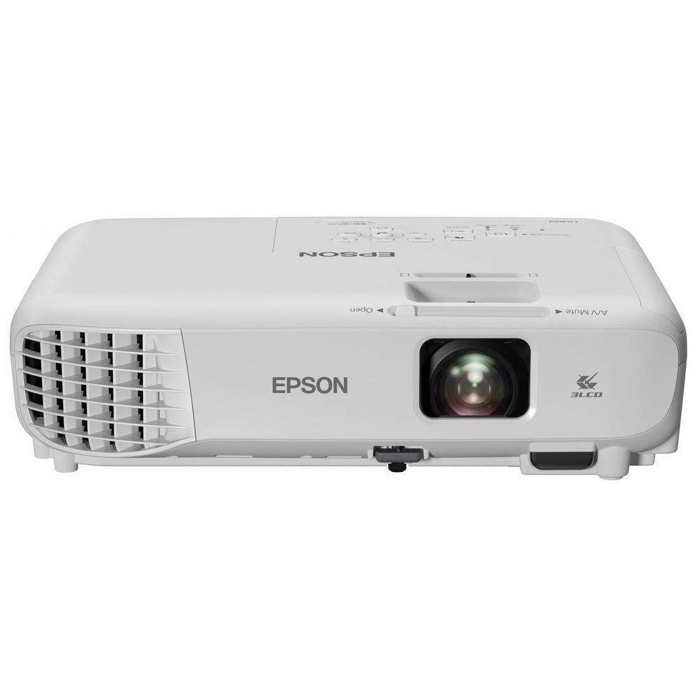 Проектор Epson EB-W05 WXGA (1280х800), основной формат - 16:10, 3300 lm, 15 000:1, Wi-Fi (опционально), 2.4 кг. V11H840040 V11H840040