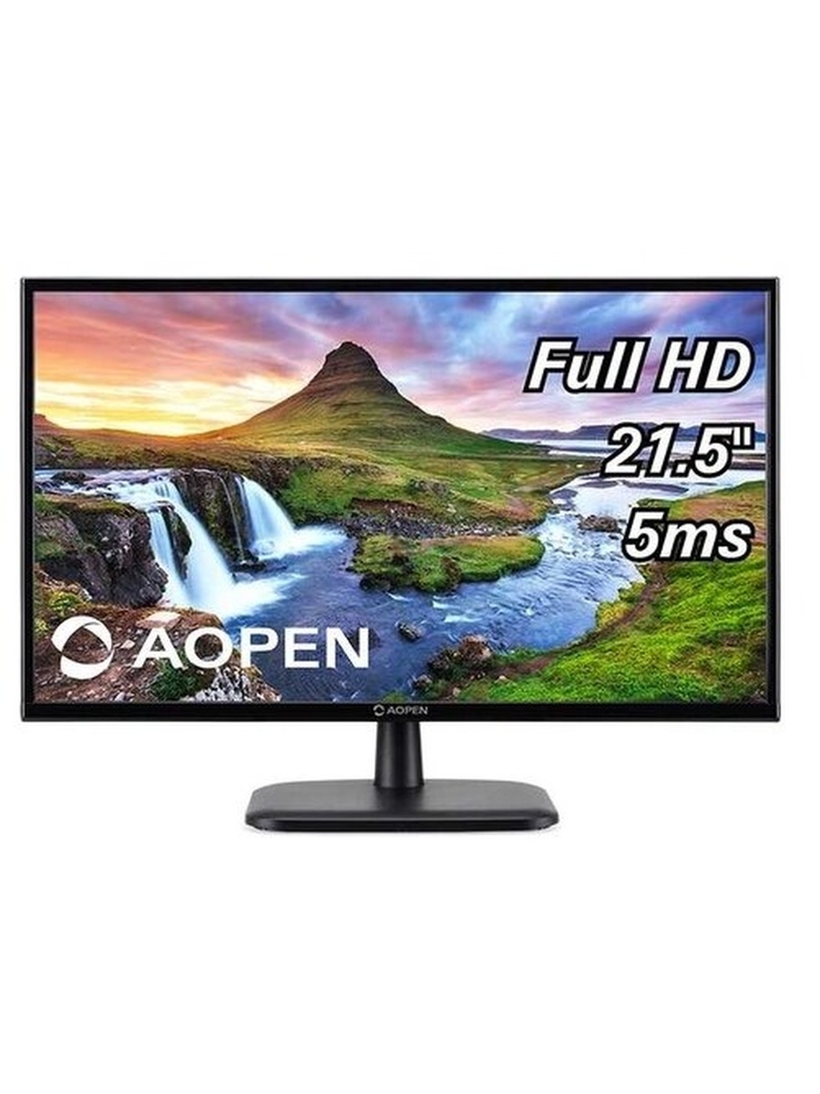 Монитор Aopen 21.5" 22CV1Qbi черный VA LED 5ms 16:9 HDMI матовая 200cd 178гр/178гр 1920x1080 D-Sub FHD 2.8кг UM.WC1EE.003 UM.WC1EE.003