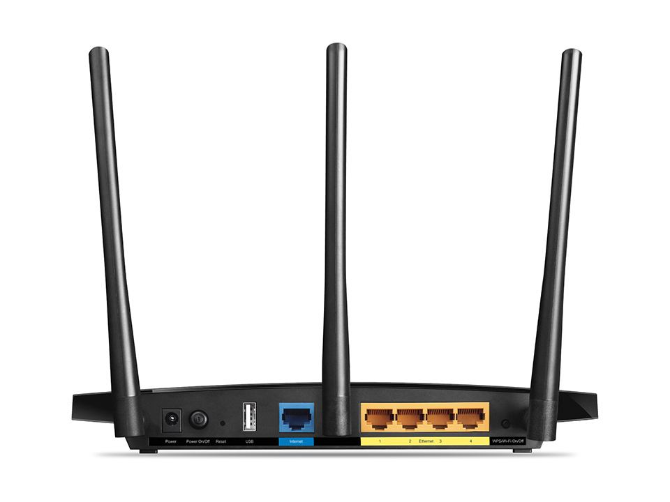 Маршрутизатор TP-Link 867ac+300n, 802.11ac/a/b/g/n, 1 Gb WAN + 4 Gb LAN, 1*USB 2.0, 802.1Q TAG VLAN для IPTV Archer C1200 Archer C1200