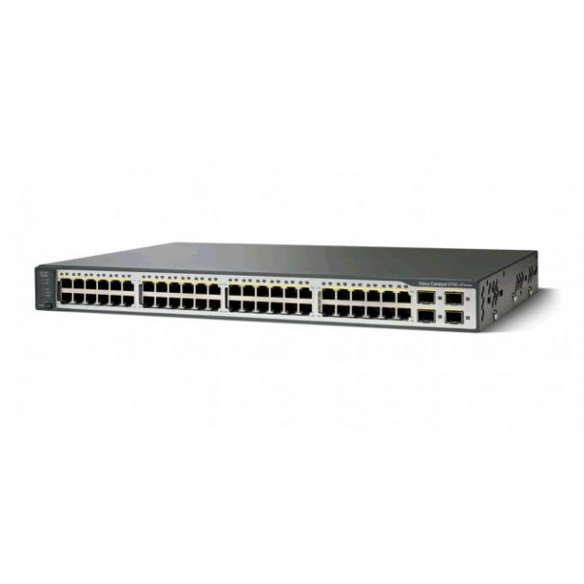Коммутатор Cisco Catalyst 3750V2 48 10/100 + 4 SFP Standard Image WS-C3750V2-48TS-S WS-C3750V2-48TS-S