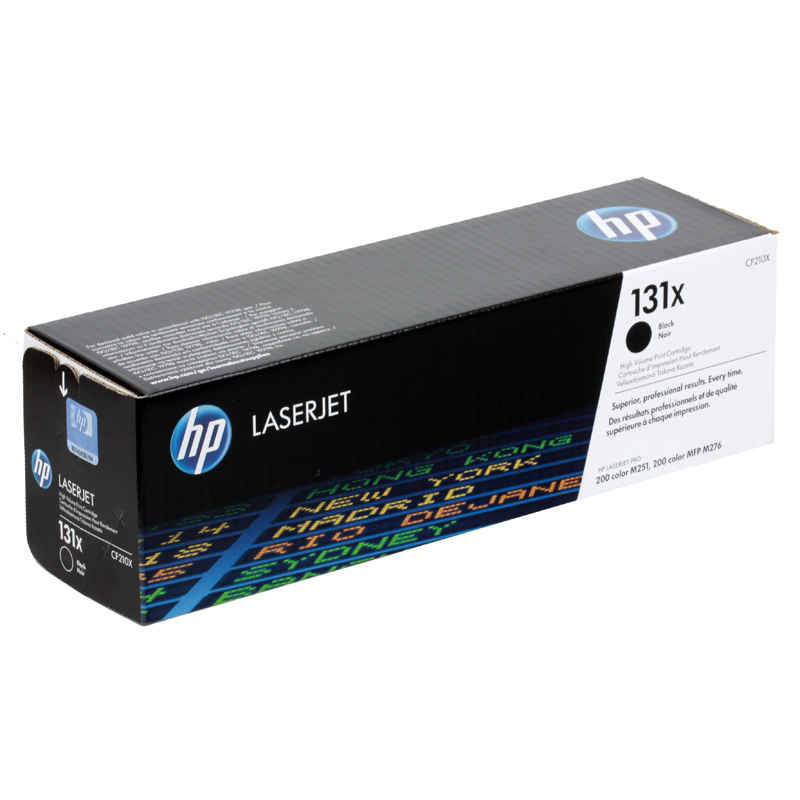 Картридж HP 131X для LJ Pro 200 M251/MFP M276, черный (2400 стр.) CF210X CF210X