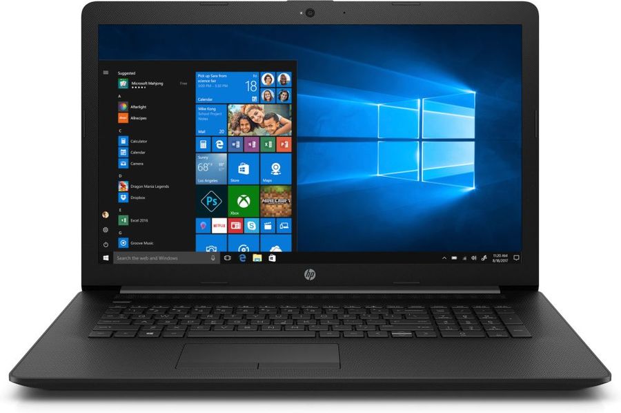 Ноутбук HP 17-by0177ur Jet Black 17.3" HD+ i3-7020U, 8Gb, 1Tb, DVDRW, W10 6PR56EA 6PR56EA