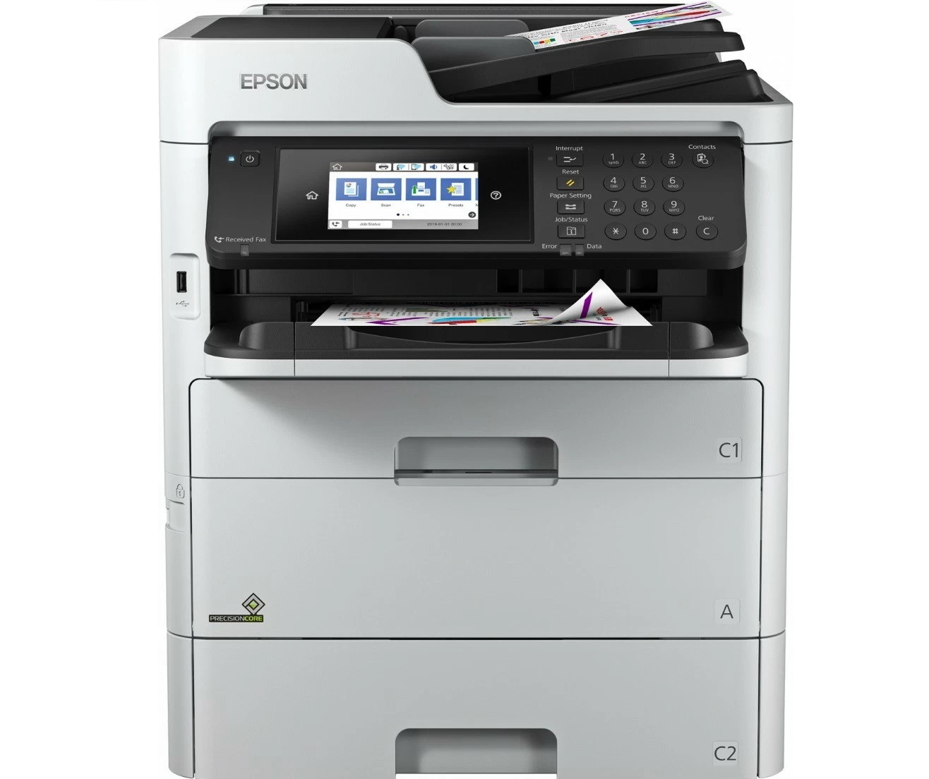 МФУ Epson WorkForce Pro WF-C579RDWF + Extra Tray  цвет. А4 34 стр/мин C11CG77401BU C11CG77401BU