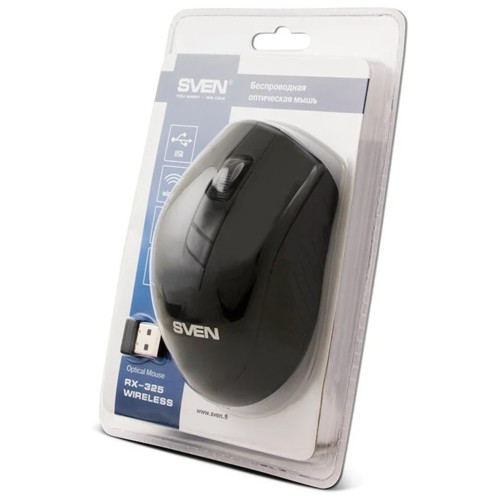 Мышь SVEN RX-325 Wireless черная (SV-03200325WB) SV-03200325WB #5