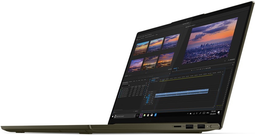 Ультрабук Lenovo Yoga Slim7 14ITL05 Core i7 1165G7/16Gb/SSD512Gb/Intel Iris Xe graphics/14"/IPS/FHD (1920x1080)/Windows 10/d.green/WiFi/BT/Cam 82A3004WRU 82A3004WRU