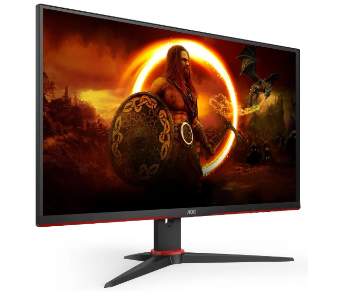 Монитор AOC 27'' 16:9 2560х1440(WQHD) VA, nonGLARE, 75 Гц, 250cd/m2, H178°/V178°, 3000:1, 80M:1, 16,7 миллионов цветов, 4ms, 2xHDMI, DP, Height adj, Pivot, Tilt, Swivel, Audio out, 3Y, Black-Red Q27G2E Q27G2E #1