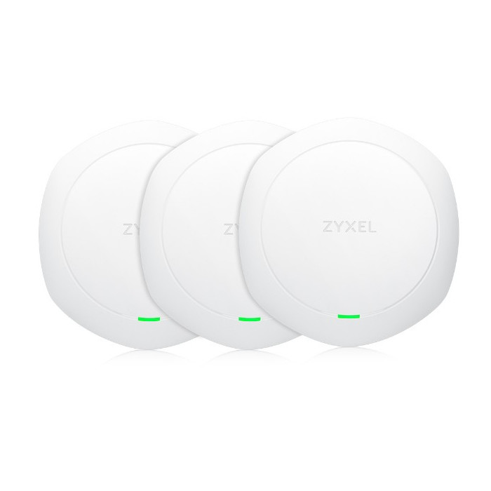Комплект точек доступа Zyxel NWA1123-ACHD (Pack of 3 pcs) Wave 2 Standalone AP single, , 802.11a/b/g/n/ac (2,4 и 5 GHz), Airtime Fairness, MIMO 3x3 internal, up to 300+1300 NWA1123-ACHD-EU0102F NWA1123-ACHD-EU0102F