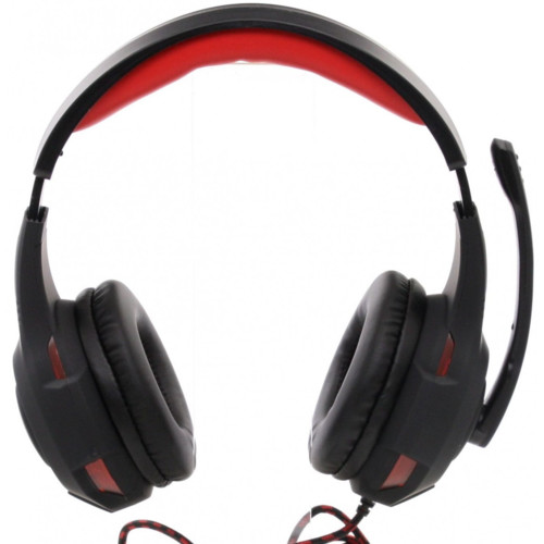 Гарнитура Defender  Defender Warhead G-370 черный+красный, кабель 2 м [64037] 64037 64037
