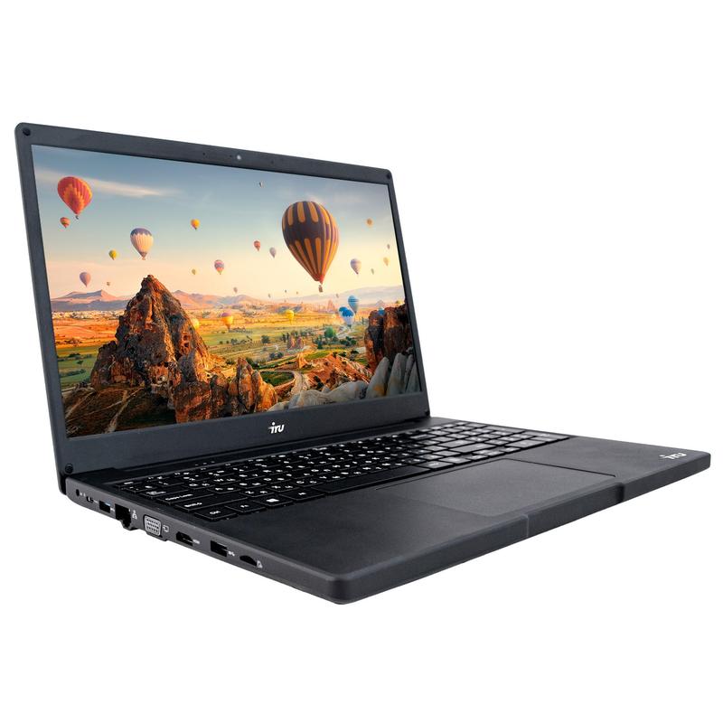 Ноутбук iRU Калибр 15Y Core i7 8550U 16Gb SSD480Gb Intel UHD Graphics 620 15.6" IPS FHD (1920x1080) Windows 10 Professional 64 black WiFi BT Cam 8000mAh 1657835 1657835