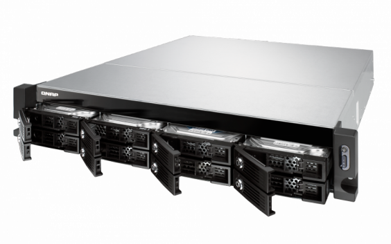 Сетевой RAID-накопитель QNAP 8BAY 2U RP/NO HDD USB3 TS-853U-RP TS-853U-RP