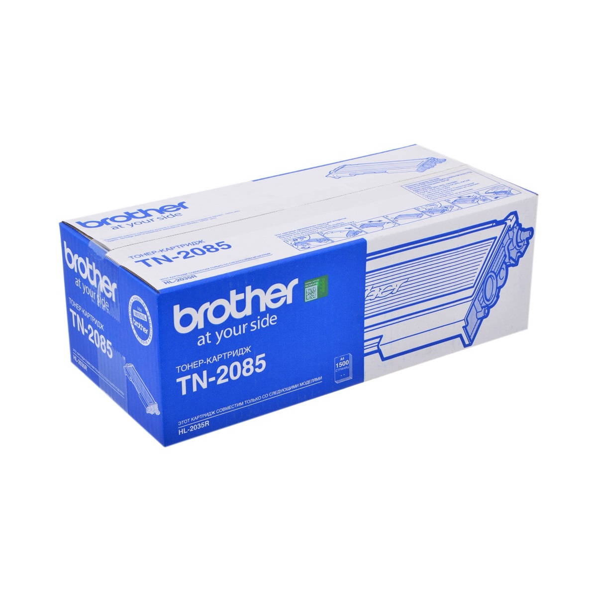 Картридж Original BROTHER [TN-2085] к HL-2035R ресурс 1500 страниц оригинал TN-2085