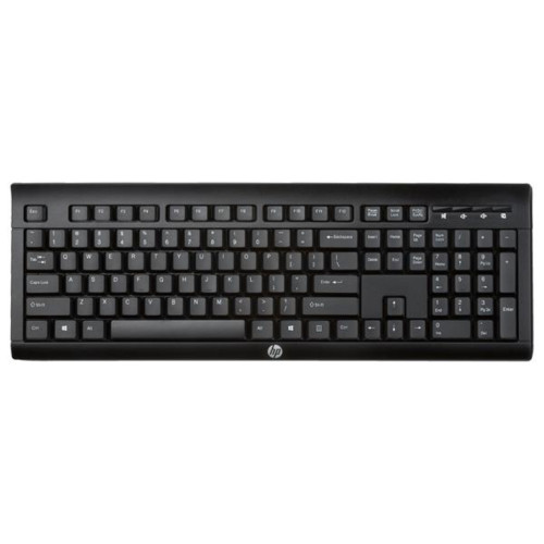 Клавиатура HP K2500, USB, радиоканал, черный (E5E78AA) E5E78AA
