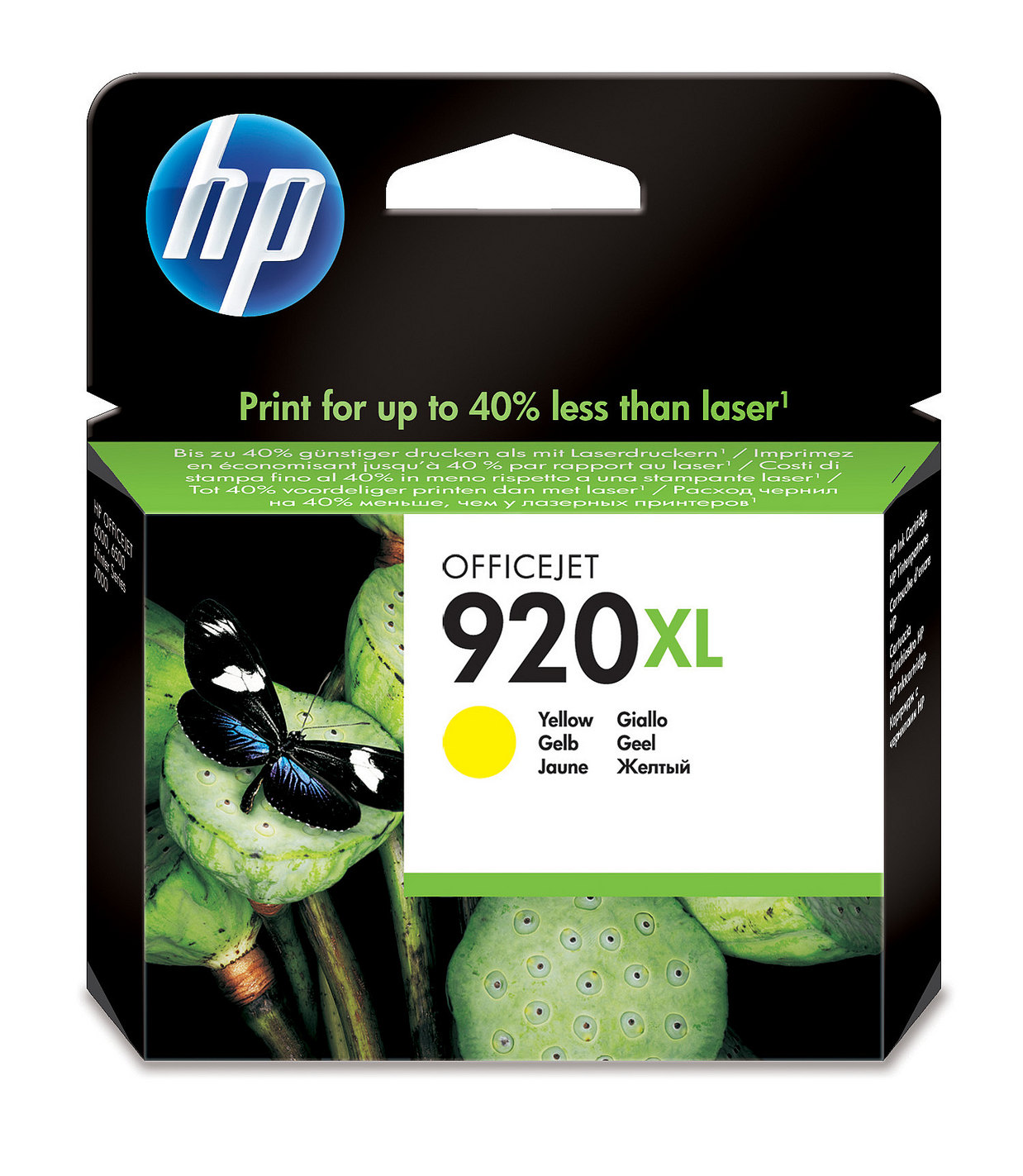 Картридж струйный HP 920XL для Officejet 6000/6500/6500A/7000/7500A, желтый (CD974AE) CD974AE