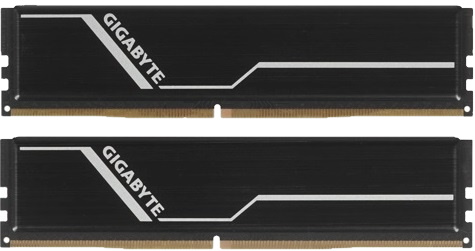 Модуль памяти Gigabyte 16GB DDR4 2666 DIMM Black Gaming Memory 2 pack Non-ECC, CL16, 1.2V, Kit (2x8GB), RTL  (804657) GP-GR26C16S8K2HU416 GP-GR26C16S8K2HU416