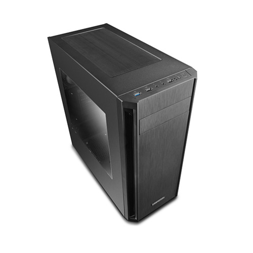 Корпус DEEPCOOL без БП, боковое окно, черный, ATX D-SHIELD V2 D-SHIELD V2