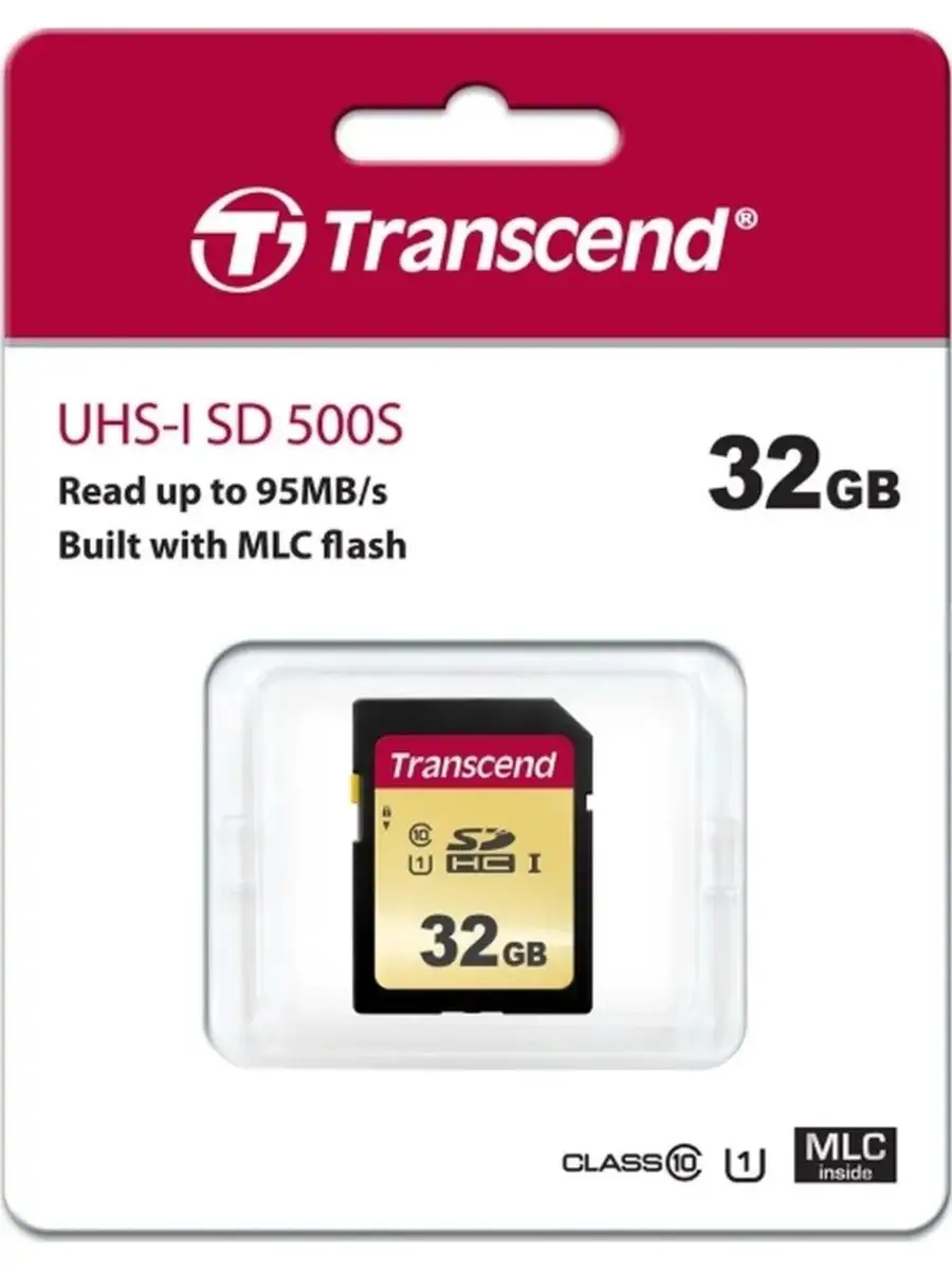 Карта памяти Transcend TS32GSDC500S 32GB,SDHC,UHS-I,U1 TS32GSDC500S TS32GSDC500S #2