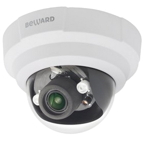IP камера Beward Телекамера IP 1.3 Мп купольная; 1/3'' КМОП SONY Exmor; 1280x960 - 25 к/с; 2.8-12.0 мм; АРД; 0.008/0.002 Лк; ИК-подсветка 10 м; H.264/MJPEG; DWDR, 2D/3  B1510DR B1510DR