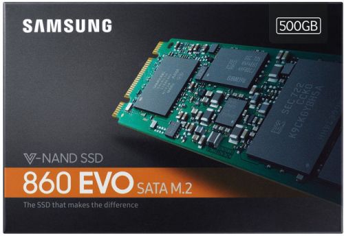 Твердотельный накопитель Samsung SSD M.2 2280 (SATA) 500 Gb Samsung 860 EVO MZ-N6E500BW MZ-N6E500BW