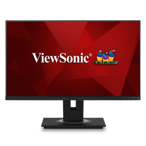 Монитор ViewSonic 23.8" VG2455 черный IPS LED 16:9 HDMI M/M матовая HAS Pivot 250cd 178гр/178гр 1920x1080 D-Sub DisplayPort FHD USB 6.4кг VS17528 VS17528