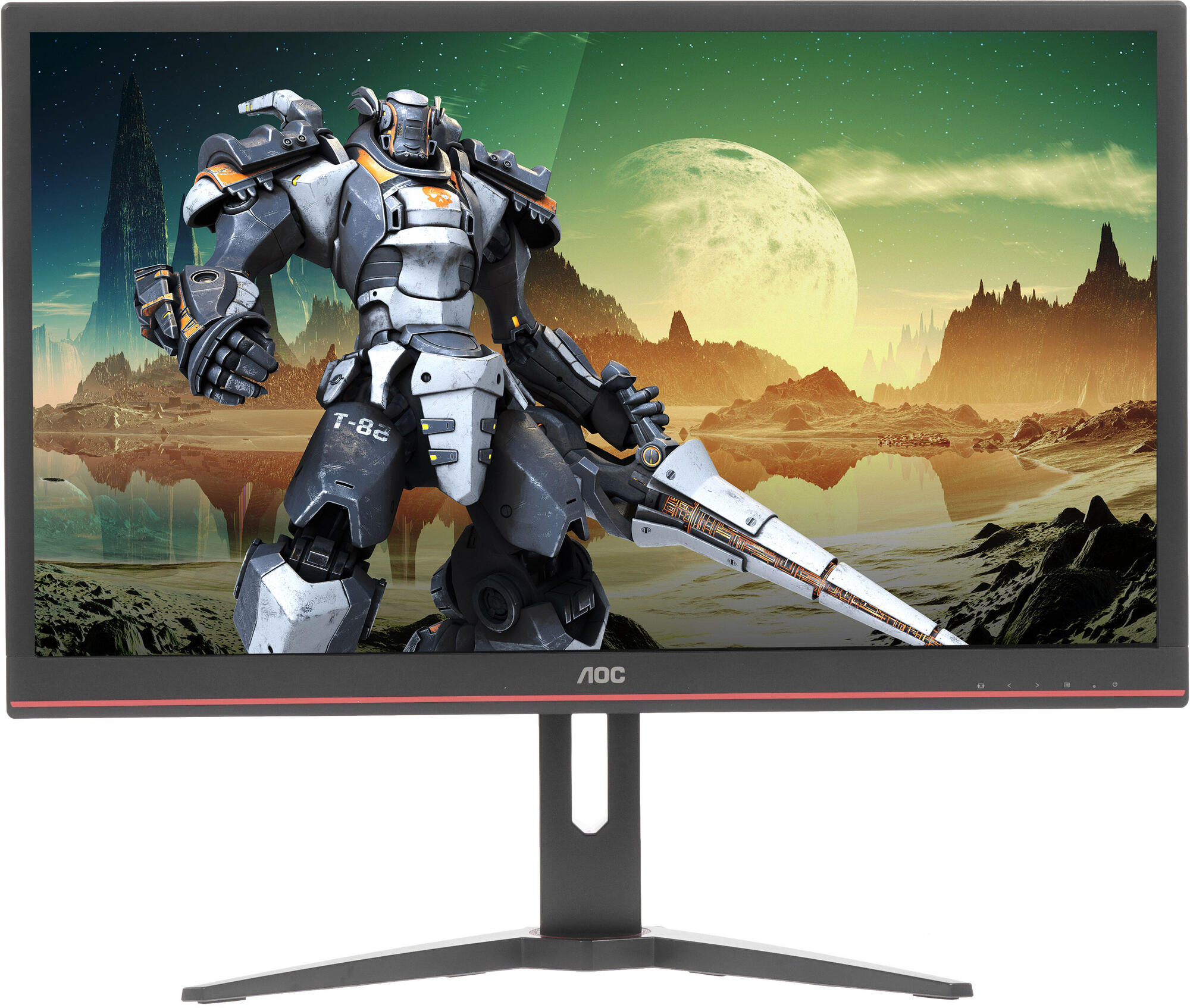 Монитор AOC 28" 3840x2160 TN LED 16:9 5ms VGA 2*HDMI DP 4xUSB3.0 50M:1 170/160 300cd HAS Speakers Black/Red G2868PQU G2868PQU