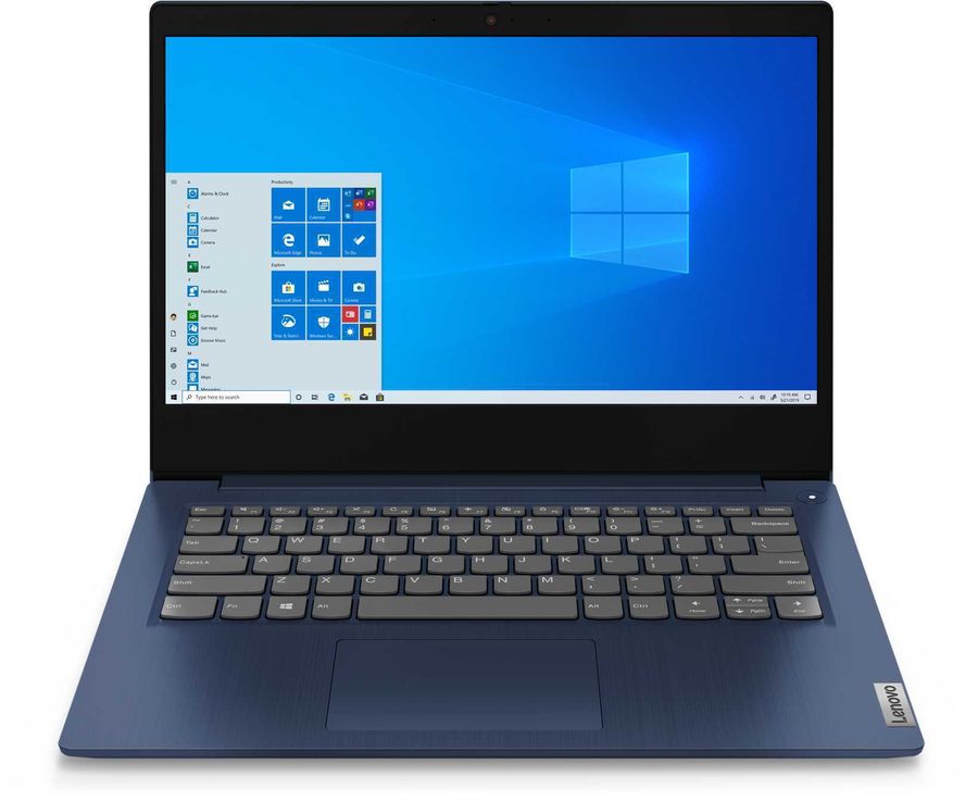 Ноутбук Lenovo IdeaPad 3 14IIL05 Core i3 1005G1 4Gb SSD128Gb Intel UHD Graphics 14" TN FHD (1920x1080) Windows 10 Home blue WiFi BT Cam 81WD0102RU 81WD0102RU #10