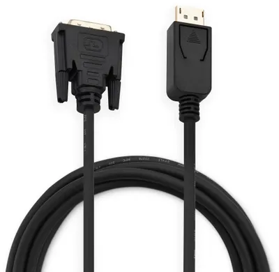 Кабель Buro аудио-видео 1.1v DisplayPort (m)/DVI-D (Dual Link) (m) 3м. Позолоченные контакты черный BHP DPP_DVI-3 BHP DPP_DVI-3