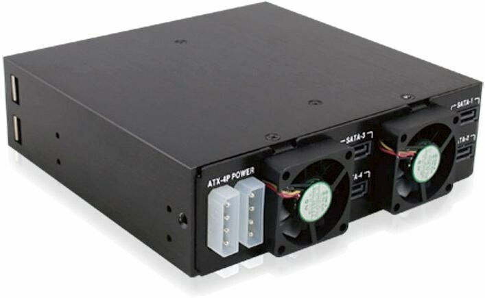 Корзина для жестких дисков Exegate HS425-01 4*2,5" SATA/SAS HDD, занимает 1*5,25" отсек EX264647RUS EX264647RUS