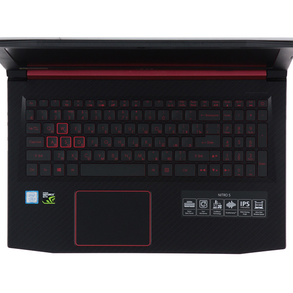 Ноутбук Acer Nitro 5 AN517-51-78F3 Core i7 9750H/8Gb/1Tb/SSD256Gb/nVidia GeForce GTX 1660 Ti 6Gb/17.3"/FHD (1920x1080)/Windows 10/black/WiFi/BT/Cam NH.Q5DER.01C NH.Q5DER.01C