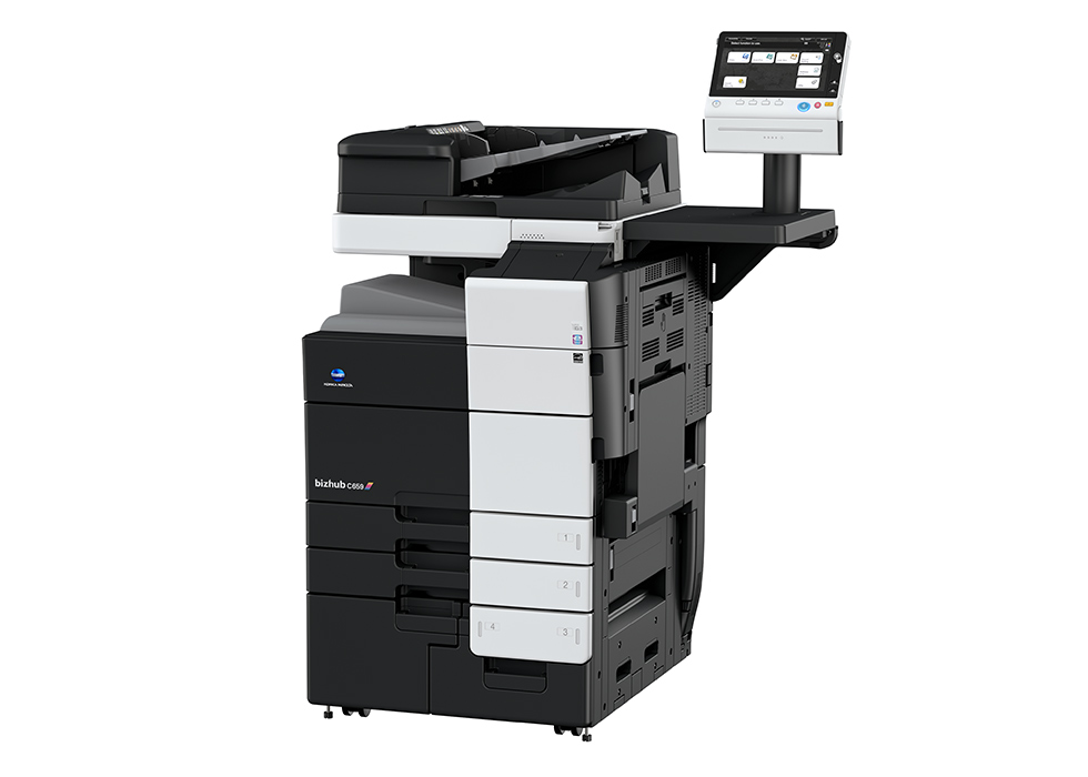 МФУ Konica Minolta bizhub C659 цветное, А3, 65 стр./мин, 200000стр./мес, автопод., дуплекс, Лоток 3500л., ж.диск 250ГБ A9K6021 A9K6021