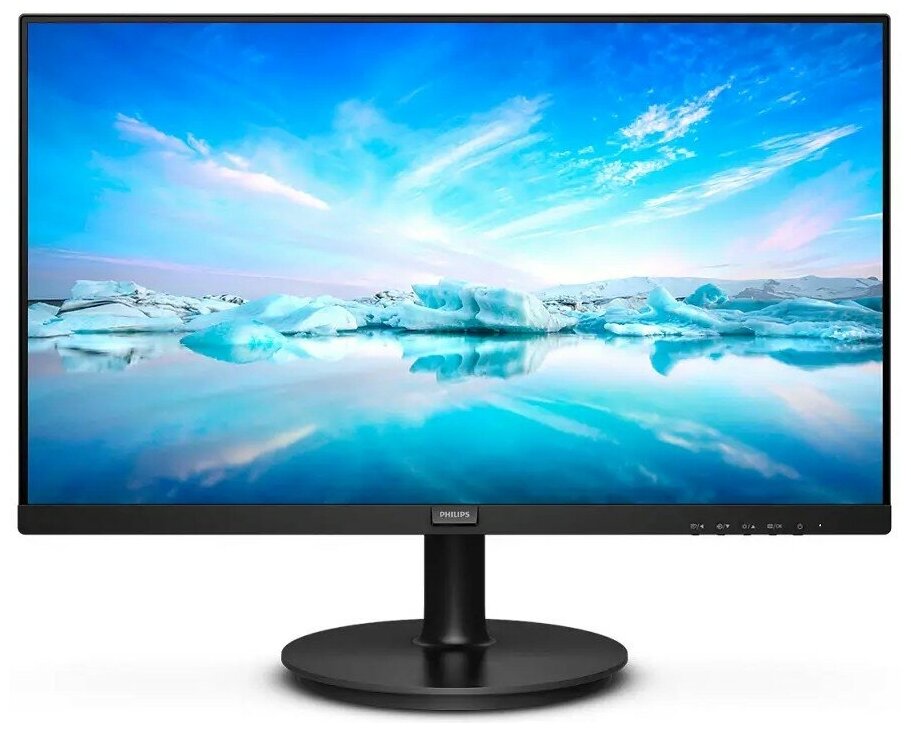 Монитор Philips 23,8'' 241V8L 1920x1080 75Гц VA LED 16:9 4ms D-Sub HDMI Mega Infinity DCR 3000:1 178/178 250cd Tilt Black A 241V8L/00 241V8L/00