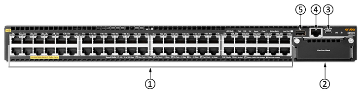 Коммутатор Aruba 3810M 48G PoE+ 1-slot Swch JL074A JL074A