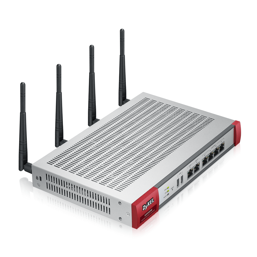 Межсетевой экран ZYXEL беспроводной .11n GE 4x LAN/DMZ, 2x WAN USG60W-RU0101F USG60W-RU0101F