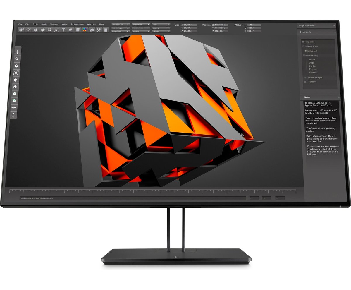 Монитор HP 31.5" Z32 UHD 4k 3840x2160, 16:9, 350 cd/m2, 1300:1, 14ms, 178°/178°, HDMI, USB 3.0, DP 1AA81A4 1AA81A4