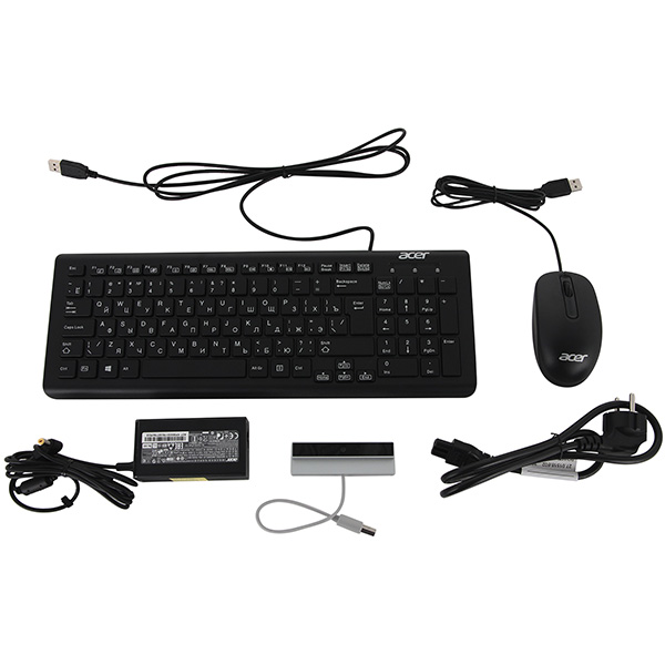 Моноблок Acer Aspire C22-320 21.5" Full HD A6 9220e (1.6)/4Gb/SSD128Gb/R4/CR/Linux/GbitEth/WiFi/BT/65W/клавиатура/мышь/серебристый 1920x1080 DQ.BCQER.003 DQ.BCQER.003