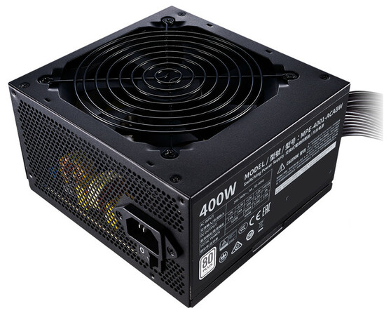 Блок питания Cooler Master MWE White 400 230V 400W A/EU Cable RTL MPE-4001-ACABW-EU MPE-4001-ACABW-EU