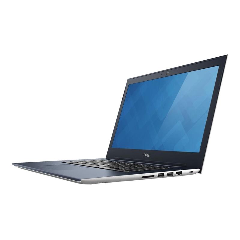 Ноутбук Dell Vostro 5471  14.0"(1920x1080)/ i7 8550U(1.8Ghz)/8192Mb/128SSD Gb+1Tb SATA/noDVD/Ext:AMD Radeon 530(4096Mb)/Cam/BT/WiFi/42WHr/war 1y/1.68kg/silver/W10       5471-4032 5471-4032