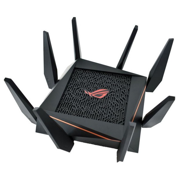 Роутер Asus GT-AC5300 // роутер 802.11b/g/n/ac, до 1000 + 2167 + 2167Мбит/c, 2,4 + 5 гГц, 8 антенн, USB, GBT LAN + 8*RJ45 ; 90IG03S1-BN2G00 GT-AC5300 GT-AC5300