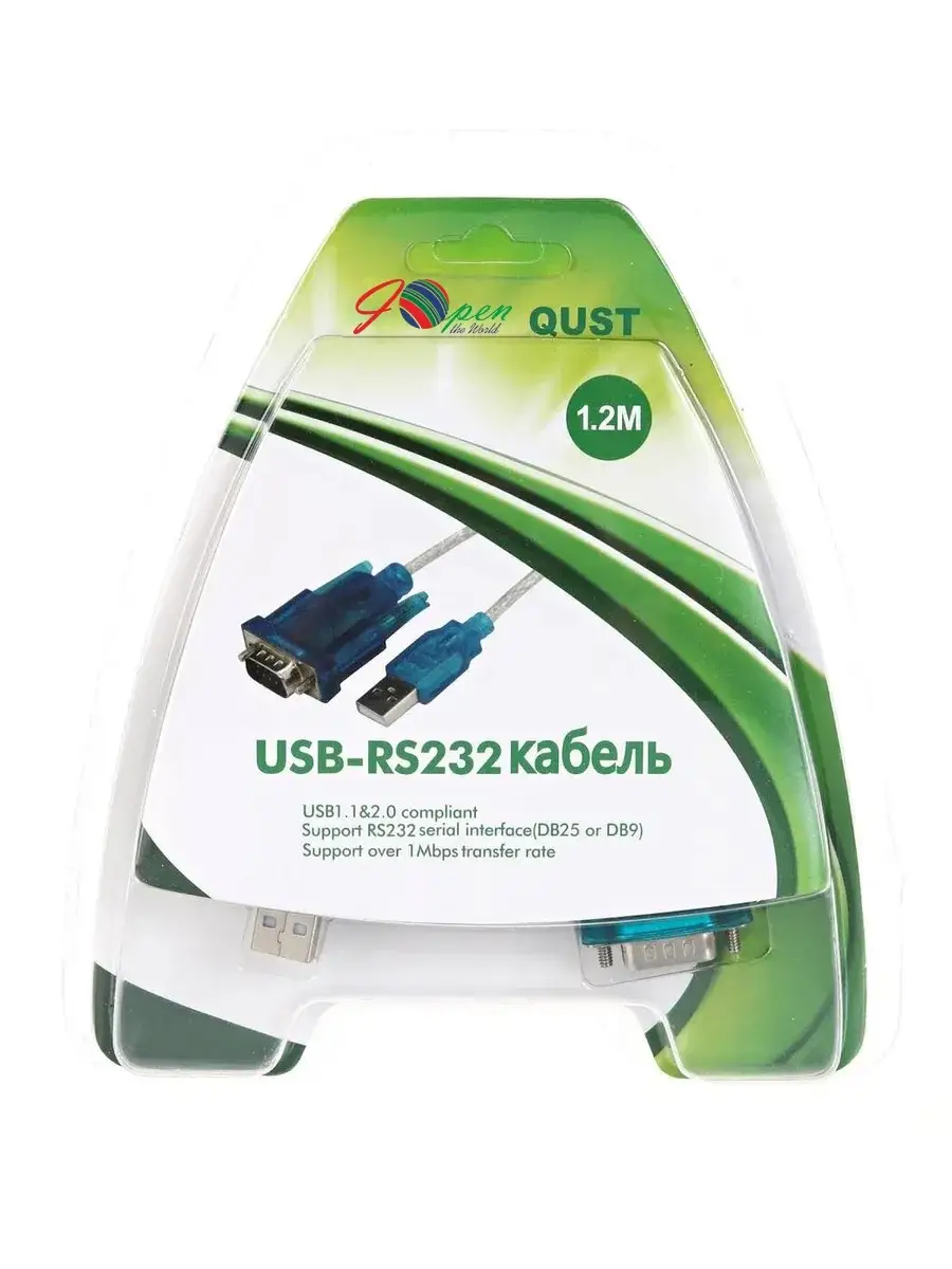 Кабель-адаптер Aopen USB AM - COM port 9pin 1.2 м ACU804 ACU804 #3