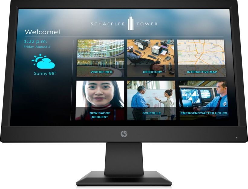 Монитор HP 18,5" P19b G4 Monitor 1366x768 WXGA, TN, 16:9, 200 cd/m2, 600:1, 5ms, 90°/65°, VGA, HDMI, Tilt, Low Blue, Black, NEW (repl. 5YR89AA) 9TY83AA 9TY83AA