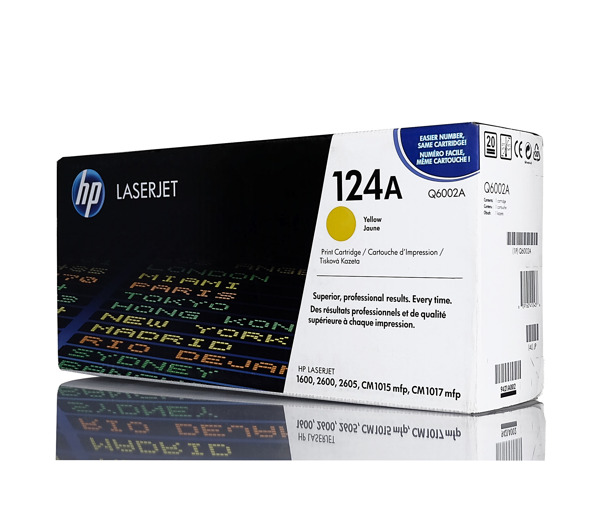 Картридж HP Q6002A для HP Color LaserJet 2600n/1600/2605, желтый, 2500 стр. Q6002A