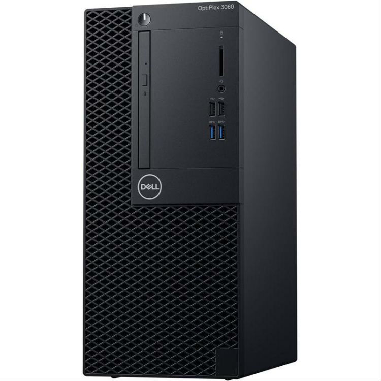 Персональный компьютер Dell Optiplex 3060 MT Core i5-8500 (3,0GHz) 8GB (1x8GB) DDR4 1TB (7200 rpm) Intel UHD 630 Linux TPM 1 years NBD 3060-7489 3060-7489
