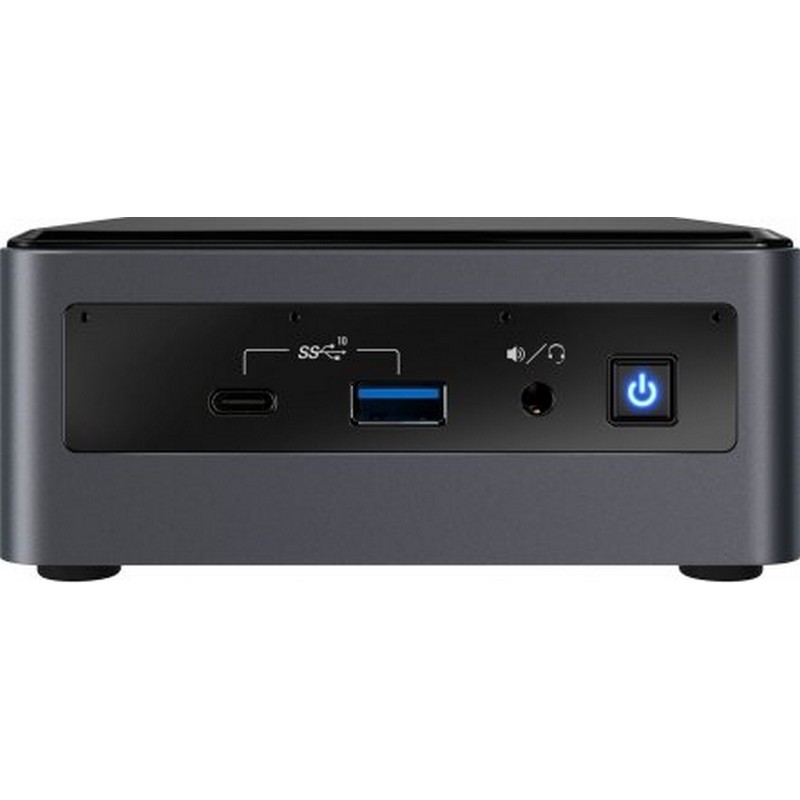 Неттоп Intel BXNUC10I7FNK2 Nettop NUC, Core i7-10710U, 4.7 GHz Turbo, DDR4-2666 SODIMM  (up to 64Gb max), VGA UHD Graphics (USB-C(DP1.2)+HDMI 2.0a), 4xUSB3.1, 1x m.2 SSD,  GBL, WiFi+BT, SDXC slot, Black,VESA, powercord EU, IR-port, Kensington Lock,   BXNUC10I7FNK2